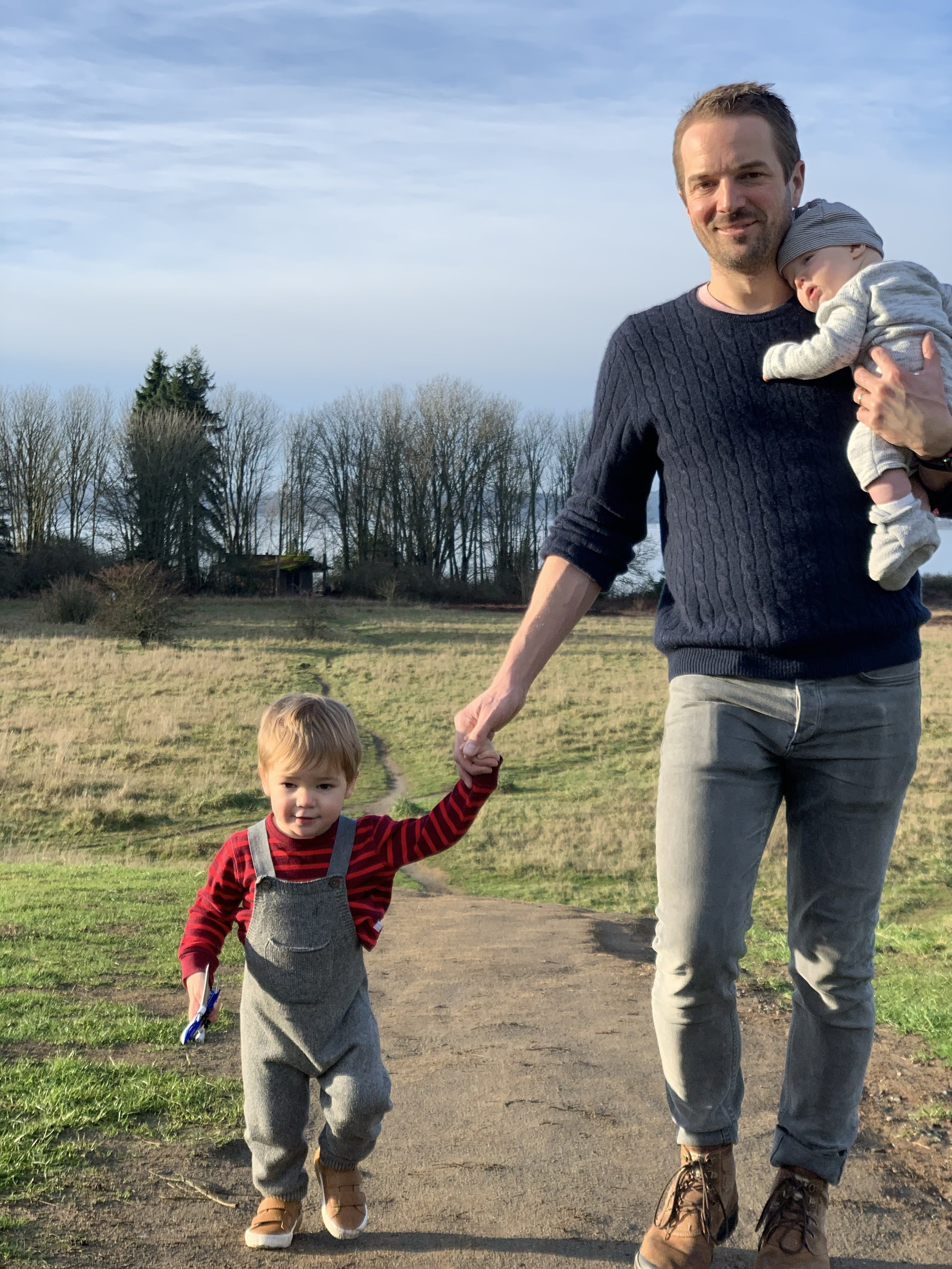 Photo of Tom with his kids